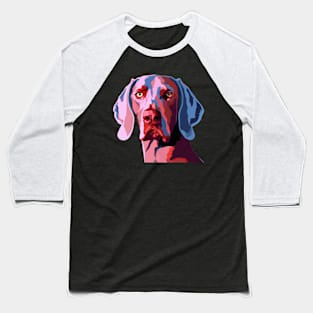 Weimaraner Pop Art - Dog Lover Gifts Baseball T-Shirt